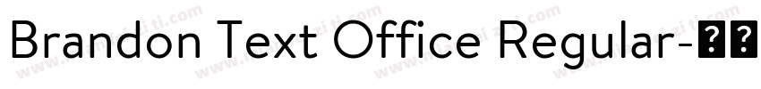 Brandon Text Office Regular字体转换